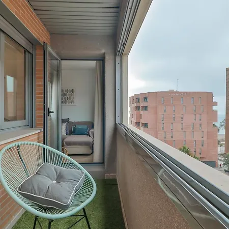 C13 Seaside With Pool And Parking Apartament Malaga